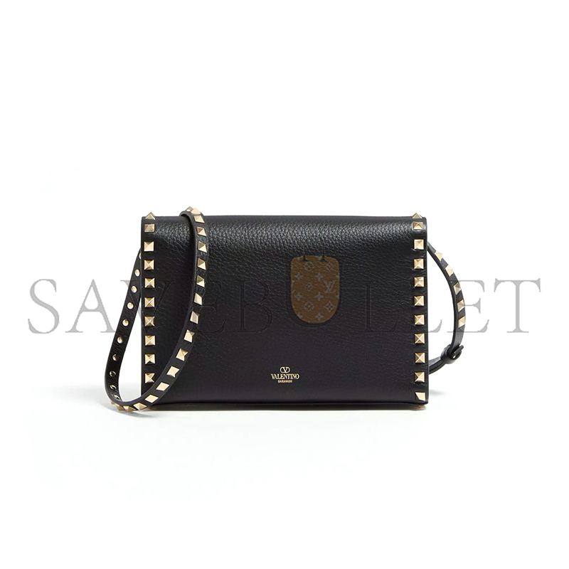 Va1e*ntin0 garavani small rockstud grainy calfskin crossbody bag 7w2b0181vsf_0no (22.5*15*6cm)